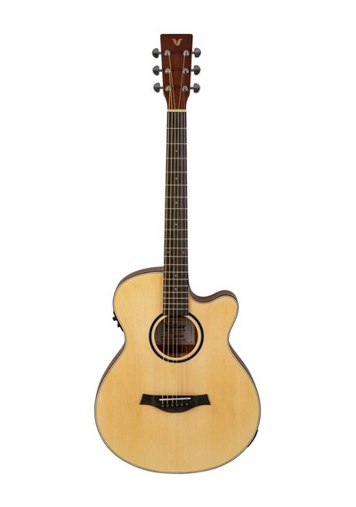 Valler AGX300 Thinbody İnce Kasa Ladin Ağacı Elektro Akustik Gita