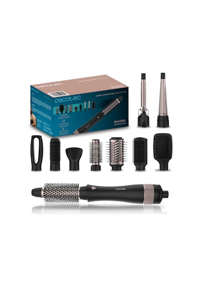Ceramiccare 10in1 Styler Saç Şekillendirme Seti Siyah