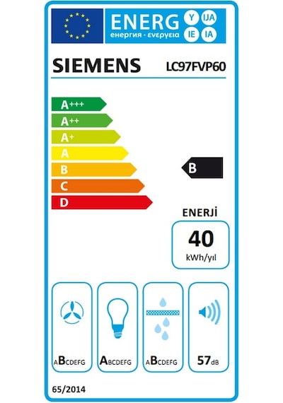 Siemens iQ700 LC97FVP60 Duvar Tipi Davlumbaz