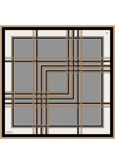 Armine 90x90 İpek Eşarp 8845d Sura Nostalji