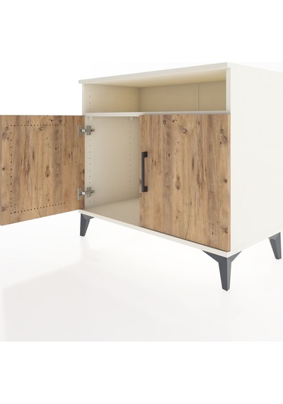 Hyperion Şifonyer Tek Raflı 2 Kapaklı 88x44x80 Aytaşı-çam Aytası