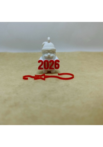 2026 Noel Baba -çam Ağacı Süsü 3lü Diğer