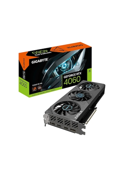 Gigabyte NVIDIA GeForce RTX 4060 Eagle OC GV-N4060EAGLE OC-8GD 8 GB GDDR6 128 Bit Ekran Kartı