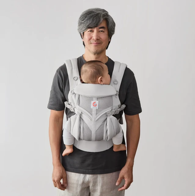 Ergobaby Taşıyıcı Omni Classic Mesh Pearl Grey