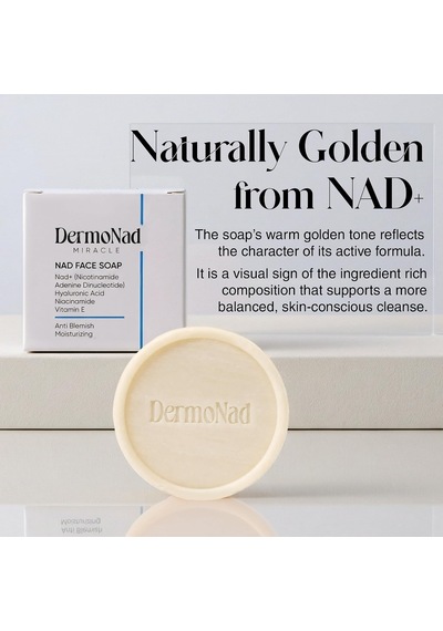 Yüz Sabunu Leke Karşıtı Aydınlatıcı 100 Gr Nad+ Hyalüronik Asit,niasinamid,vitamin E