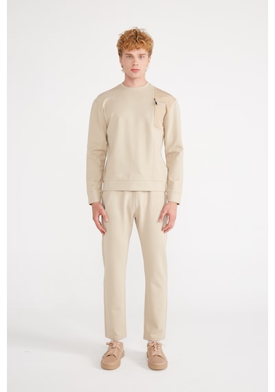 Jepublic Erkek Sweatshirt-j232406 Bej