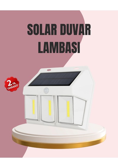 Güneş Enerjili Bahçe Ve Duvar Aydınlatma - Bk-618-3 Led Lamba