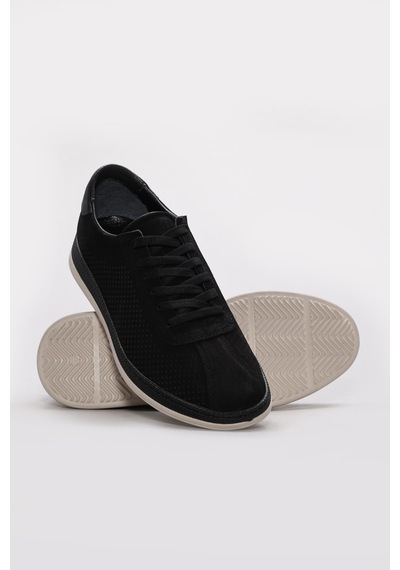 Fast Step Hakiki Deri Erkek Casual Ayakkabı 951ma400 Siyah