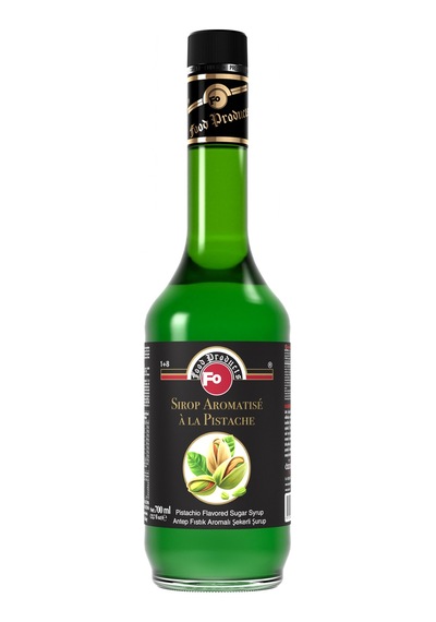 Antep Fıstık Aromalı Şurup - Şekerli 700 Ml