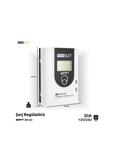 Mexxsun Mpj30 12/24v Mppt Şarj Cihazı