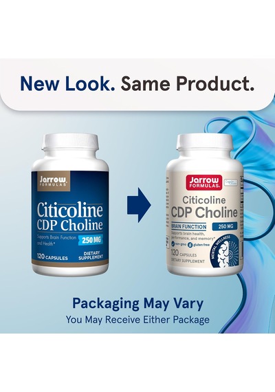 Jarrow Formulas, Citicoline, Cdp Choline, 250 Mg, 120 Capsules Orijinal Usa Menşeii Dmmedicineden