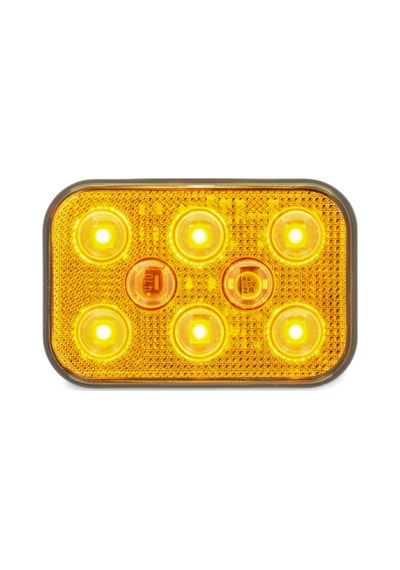 Sbdf6y 10v-30v Dikdörtgen Sarı Led Lamba Off Road , Tekne , Karavan , Kamp