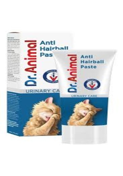 Dr. Animal hairball & Urinary Care 75 Gr Tüy Yumağı Ve İdrar Yolu Koruyucu 2'si 1 Arada Macun