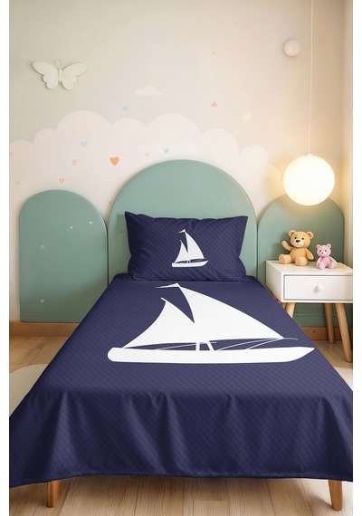 Lacivert Yelkenli Marine Genç Odası Tek Kişilik Pike Takımı-minimal 160x220 Cm Kapitone Yatak Örtüsü Eski Güneş Yansıması Lacivert Yelkenli Marine Genç Odası Tek Kişilik Pike Takımı-minimal 160x220 Cm Kapitone Yatak Örtüsü Eski Güneş Yansıması