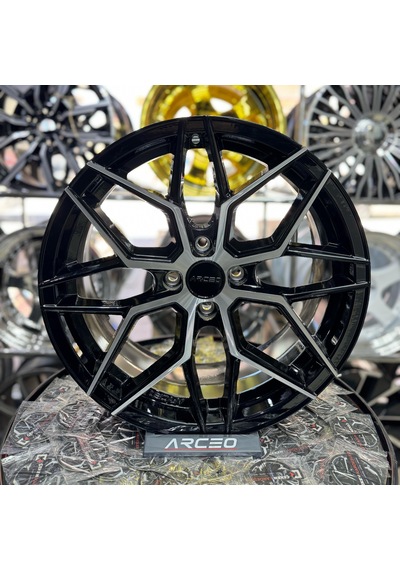 17'' 4x100 Arceo Valencia Black Diamond Jant Modeli