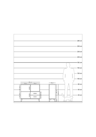 Arges Şifonyer 2 Raflı 2 Çekmeceli 2 Kapaklı 88x30x80 Antrasit-antrasit Antrasit Arges Şifonyer 2 Raflı 2 Çekmeceli 2 Kapaklı 88x30x80 Antrasit-antrasit Antrasit
