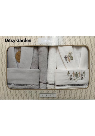 Dıtsy Garden Krem-yeşil Aile Seti