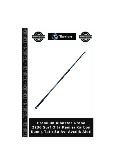 Premium Albastar Grand 2236 Surf Olta Kamışı Karbon Kamış Tatlı Su Avı Avcılık Aleti 390Cm