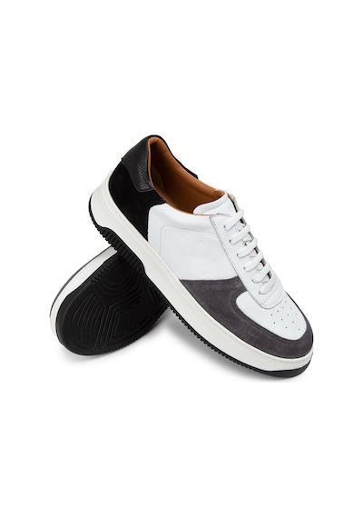 Deery Hakiki Deri Gri Erkek Sneaker Ayakkabı - 01965Mgrıe01 Gri