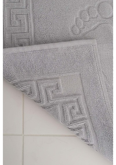 Gri Greek 2'li %100 Pamuklu Ayak Havlusu 50x70 Cm