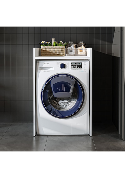 Çamaşır Kurutma Makinesi Dolabı Kapaksız Banyo Dolabı 65 Cm Beyaz Mat Beyaz Çamaşır Kurutma Makinesi Dolabı Kapaksız Banyo Dolabı 65 Cm Beyaz Mat Beyaz