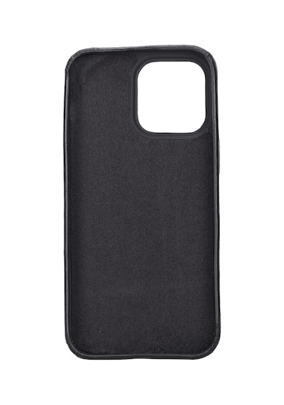 Apple Uyumlu iPhone, 14 Pro Max Deri Arka Kapak Rock Rst1