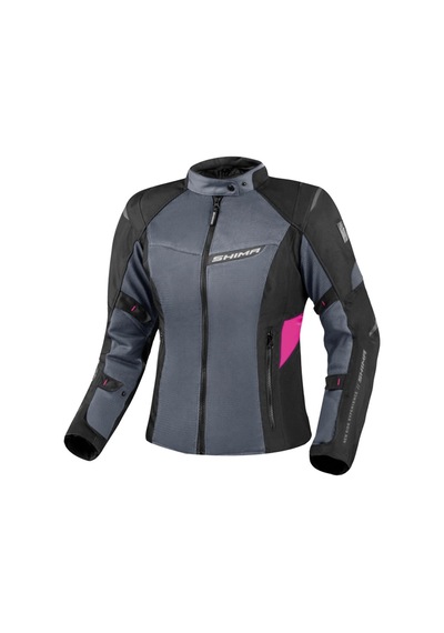 Shima Rush 2.0 Lady Vent Korumalı Kadın Motosiklet Montu Pembe