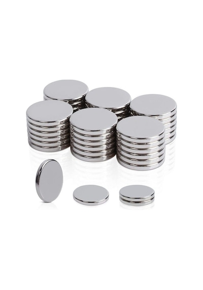 10 Adet 12x1.5 Mm Neodyum Mıknatıs Dekoratif Magnet Güçlü Çekim