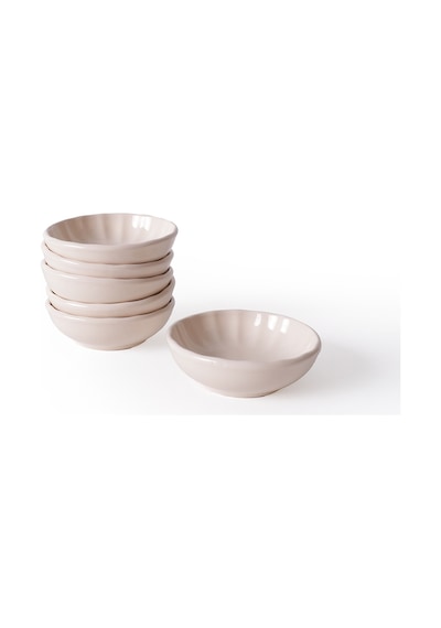 Keramika Krem Sirius Çerezlik / Sosluk 10 Cm 6 Adet 030 Krem