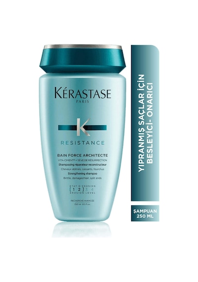Bain Force Architecte Ve Yıpranmış Saçlar İçin Onarıcı Şampuan 250ml