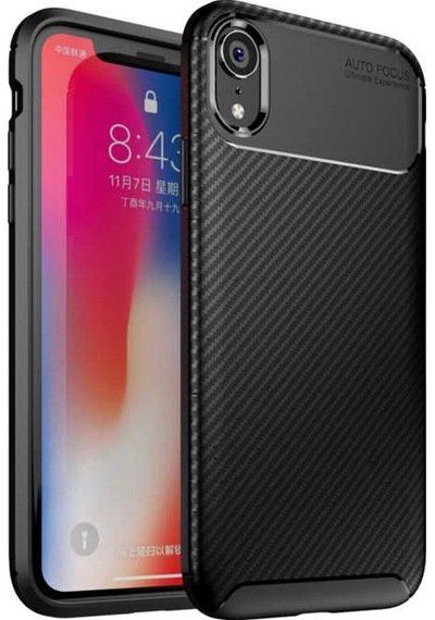 Apple Uyumlu iPhone XR 6.1 Kilif Karbon Silikon Case 359767775