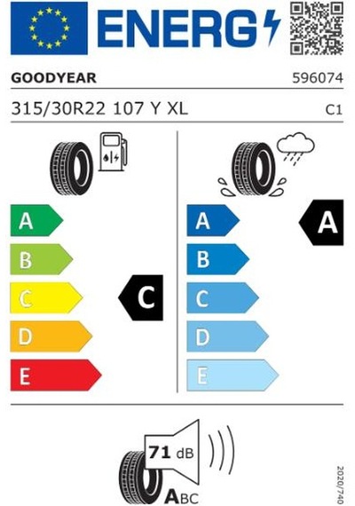 Goodyear 315/30 R22 107Y Eagle F1 Asymmetric 6 XL Fp Yaz Lastiği 2024
