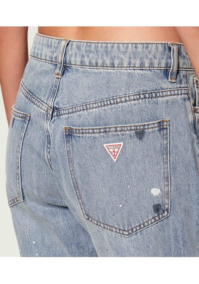 Guess Serra Relaxed Fit Kadın Jean Pantolon W6ga29d0973 Mavi