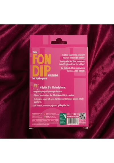 Fondip Mini Kız Kıza Bir İçki Oyunu 55 Kart Eğlenceli Parti Ve Arkadaş Oyunu