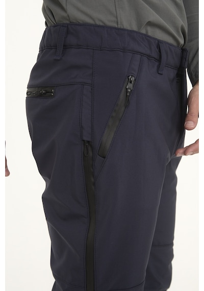 Camp Scoutland Camp595 Outdoor Tactical Softshell Su Ve Rüzgara Dayanıklı İçi Polarlı Kışlık Erkek Taktik Pantolon Lacivert Lacivert