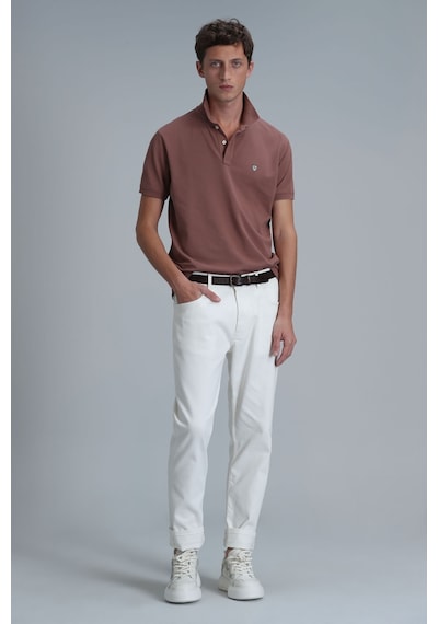 Lufian Erkek Laon Smart Polo T-shirt 111040164 Kiremit