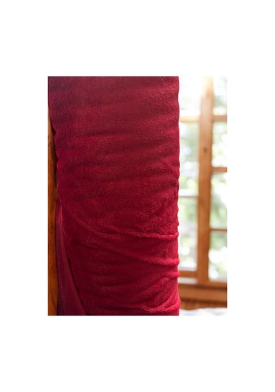 Zp Tavşan, Ithal Kırmızı Ince Peluş Kumaş Tüy Dökmez 100x150cm Ebat, Tekstil Kırmızı Kırmızı
