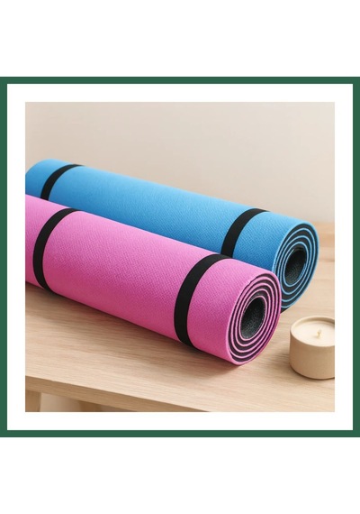 Bezos Pilates Yoga Matı 8mm 55x170 Cm 27 Dns Bzs01 Çok Renkli
