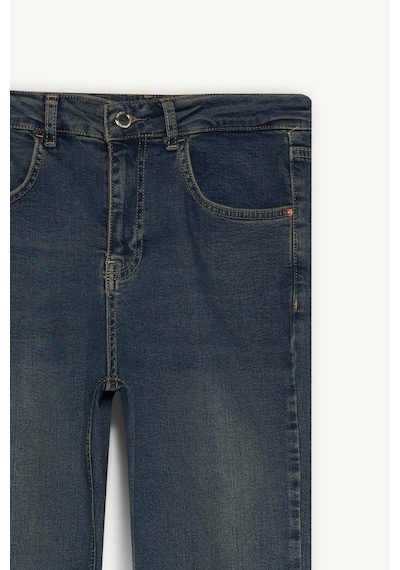 Defacto Crop Flare Fıt Yüksek Bel Bilek Boy Jean Yıkamalı Pantolon G2217ax26aunm34 Mavi-nm34