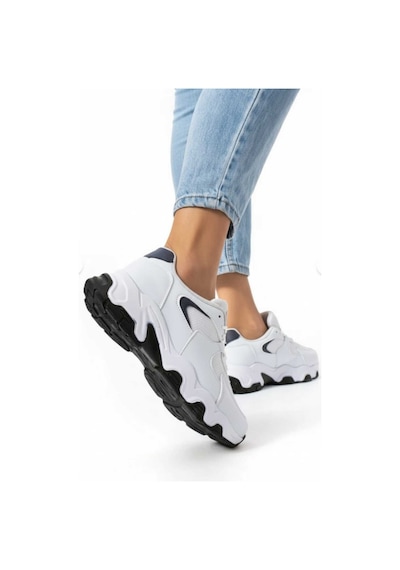Mcdark Kadın Beyaz Siyah Ortopedık Sneaker Ayakkabı