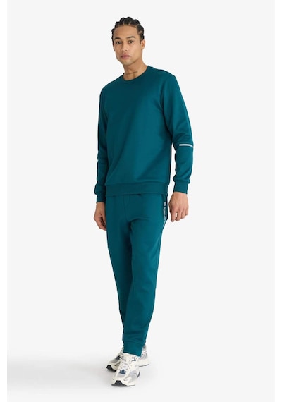 Defacto Defactofit Standart Fit Bisiklet Yaka Sporcu Sweatshirt F2379ax25wngn1040 Yeşil