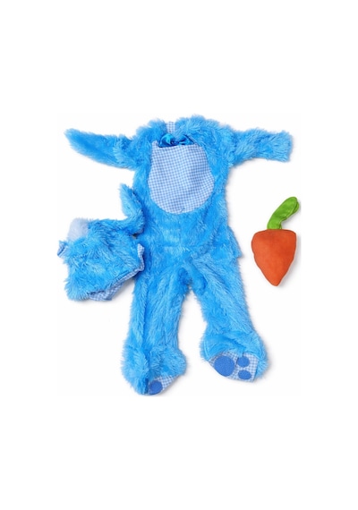 Toyfest Mavi Tavşan Bebek Kostümü 6-12 Ay Peluş Tulum Şapka Havuç Aksesuar Cadılar Bayramı Seti Toyfest Mavi Tavşan Bebek Kostümü 6-12 Ay Peluş Tulum Şapka Havuç Aksesuar Cadılar Bayramı Seti
