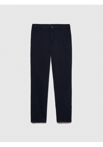 Sisley Slim Fit Vintage Efekt Chino Pantolon Erkek Lacivert Pantolon - 323a4dm6sf02y
