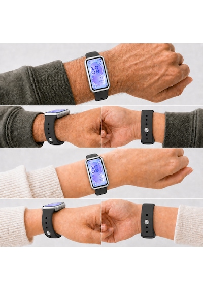 Huawei Band 11 Ve Band 11 Pro Uyumlu Klasik Silikon Kordon Yumuşak Soft Spor Saat