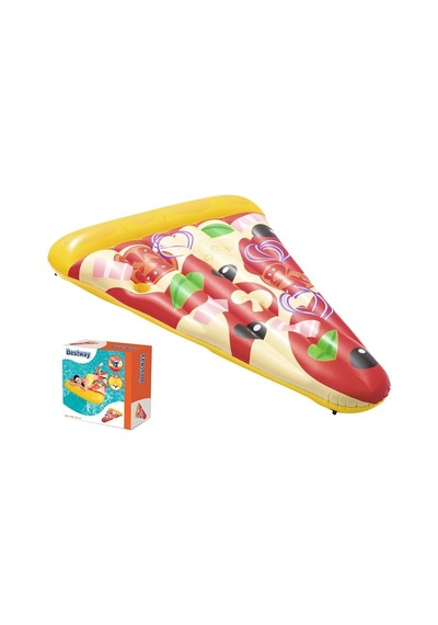 Deniz Yatağı Pizza Dilimi Yatak 188x130 Cm Bestway - 44038 Çok Renkli