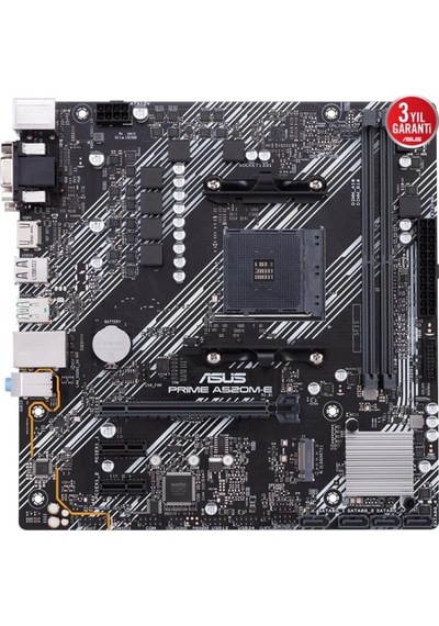 Asus Prıme A520m-e Csm Ddr4 Hdmı-dp Pcıe 4.0 Am4 Matx Kurumsal Anakart