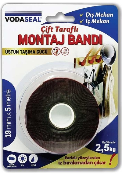 Vodabond Vodaseal 19Mmx5 Mt Gri Vhb Bandı