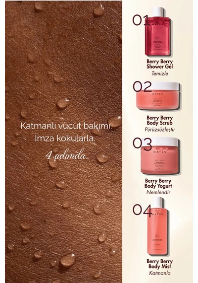 Berry Berry Işıltı Veren Ahududu & Meyvemsi Vücut Peelingi 300 Gr