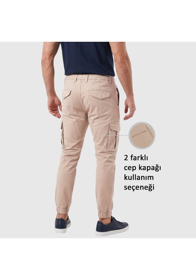 Deepsea Taş Paça-Bel Lastikli Erkek Kargo Pantolon Taş (432761499) Taş Deepsea Taş Paça-Bel Lastikli Erkek Kargo Pantolon Taş (432761499) Taş