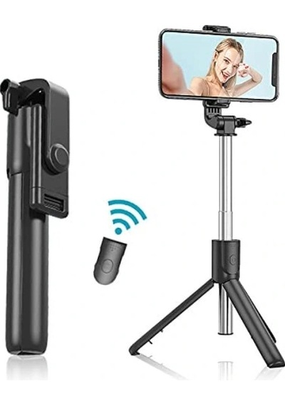 Vexor Uzaktan Kumandalı Tripod Özellikli Selfie Çubuğu